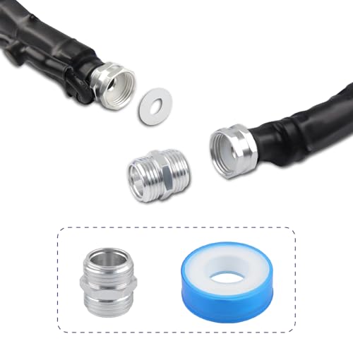 Image of 25 Ft RV Heated Drinking Water Hose Antifreeze-45 ℉ Lead And BPA Free, With Energy-Saving Thermostat And 5 /8 inchInner Diameter And 3 /4 inch Adapter