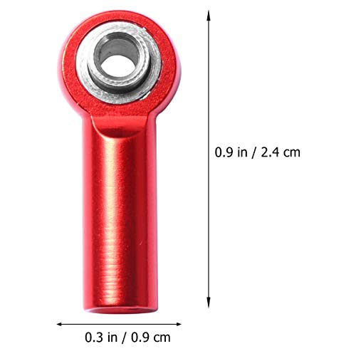 Articulations pivotantes Toddmomy à filetage double robustes en métal rouge de précision - 5