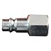 Milton S-761-1 1/4" FNPT V Style High Flow Steel Plug  - Pack of 2
