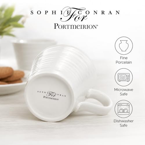 Portmeirion Sophie Conran White Mug 12.5 Oz miniatura 3