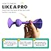 TOSSIT Game Suction Cup Darts, Toss Game Perfect Family and Party, Silicone Throwing Game for Backyard, Indoor and Outdoor Fun, Starter Pack, Purple Green