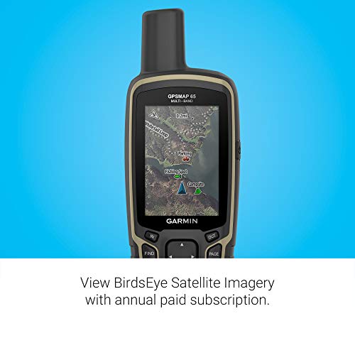 Garmin GPSMAP 65, Button-Operated Handheld with Expanded Satellite Support and Multi-Band Technology, 2.6" Color Display, 010-02451-00 - image 6