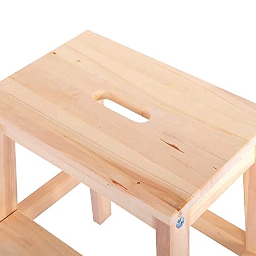 Taburete plegable de madera para cocina y armarios altos silla escalera móvil DASHADAO 3