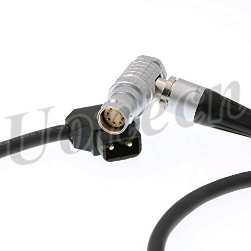 Uonecn Right Angle 8 pin Female Power Cable Dtap Plug for ARRI Alexa Mini Camera