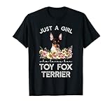 Photo Gallery toy fox terrier camicia just a girl dog maglietta Photo Gallery toy fox terrier camicia just a girl dog maglietta