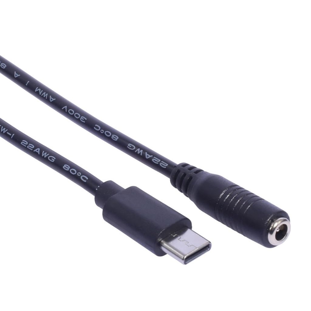 Adapter ładowarki USB typu C męski na 3,5 x 1,35 mm żeński do urządzeń