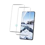 HD-Klar Schutzfolie für Panzerglas Samsung Galaxy S21 Ultra Displayschutz,2 Stück Bruchsichere Panzerfolie für Samsung Galaxy S21 Ultra Schutzglas, Leicht anzubringen 9H-Härte Schutz Glas