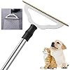 GOSEDER Carpet Rake for Pet Hair Removal – Reusable Pet Hair Remover for Carpet Long Handle, Advanced Dog Hair Broom, Cat Fur Brush, Lint Remover Scraper for Carpets, Rugs, Mats, Couch, Furniture