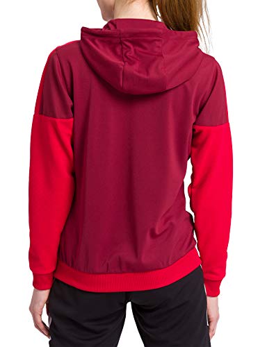 Erima Damen Squad Trainings Jacke (1032061), bordeaux/rot, 40
