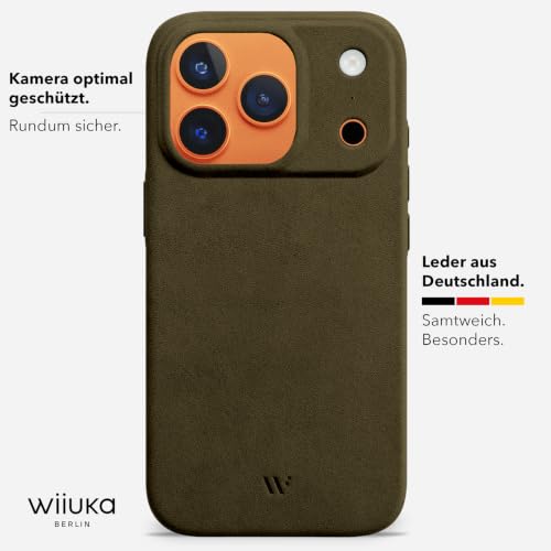Coque en cuir iPhone 17 Pro extra fine pour éviter les rayures - 2