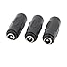 uxcell 3Pcs DC Power Female to Female Jack Adapter 2.1x5.5mm Connector For CCTV Camera
