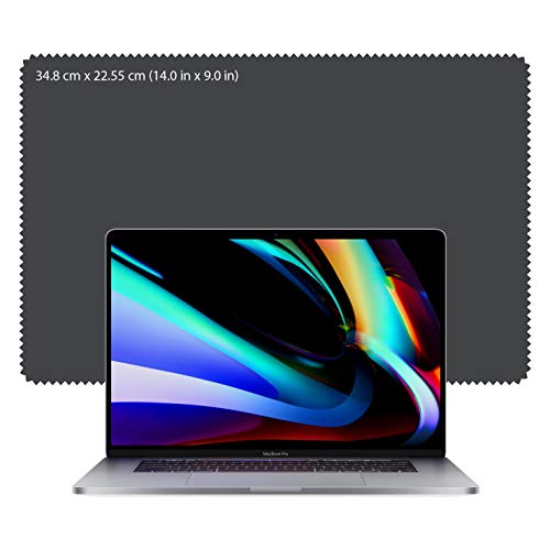 Image of WizPadCover 16 inch Prevent Imprints Marks onto 16 inch MacBooks Pro and Computer Laptop, 2 Pack Cloths16 inch Screen /Keyboard Cover and Cleaning