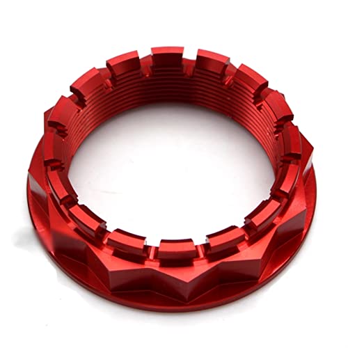 FIXARE Moto Accessoires pour Ducati V4 1098 1198 1199 1299 Aluminium Moto Roue Arrière Écrou D'essieu Panigale Multistrada 1200 Diavel Street Fighter (Color : Rot)