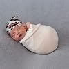 Gorro para Recién Nacido 0-6 Meses 1 Pieza - Estampado de Auto de Carreras Rojo, Gorro para Prematuro, Bebé, Niños y Niñas 8