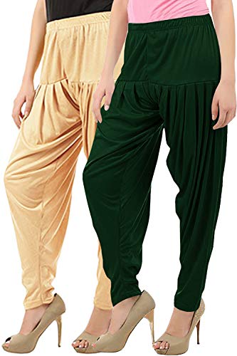 Image of Buy That Trendz Patiala Salwar for Women Relaxed Fit Viscose Patiyala Salwar Harem Bottom Pants