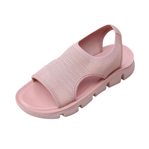 Sandales plates en maille pour femme finies les douleurs aux pieds en été