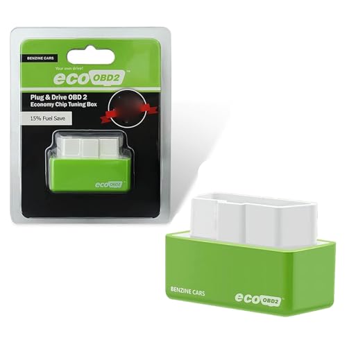 Syngas OBD Fuel Saver, Syngas Spritsparer, Eco OBD Economy Fuel Saver Tuning Chip, Dispositif D'économie De Carburant De Voiture, Universel for La Plupart des Voitures (Green)