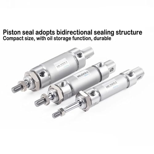Vérin pneumatique MBL25 double action double amortisseur