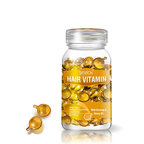 CIWICH Hair Serum Capsule, Hair Growth Oil, Hair Treatment For Dry Damaged Hair, With Ginseng & Honey oil 30pcs Orange CIWICH Hair Serum Capsule, Hair Growth Oil, Hair Treatment For Dry Damaged Hair, With Ginseng & Honey oil 30pcs Orange
