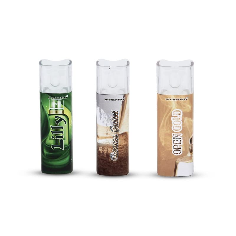 SYSPRO Combo Perfume of Lilly, Romeo Juliet and Open Gold Pocket Perfume Gift Set for Men, Women, Long-Lasting Fragrance (15 ml) Pack of 3 Valetine's Gifts