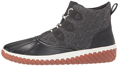 Skechers Women's Duck Rain Boot, Black/Charcoal, 7 #TOP7