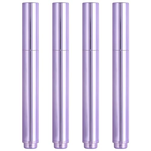 4 bolígrafos de aceite para uñas 3 en 1 abrillantador fortalecedor y pulidor de uñas suaviza la piel muerta y suaviza las cutículas con fragancia para salón hogar.