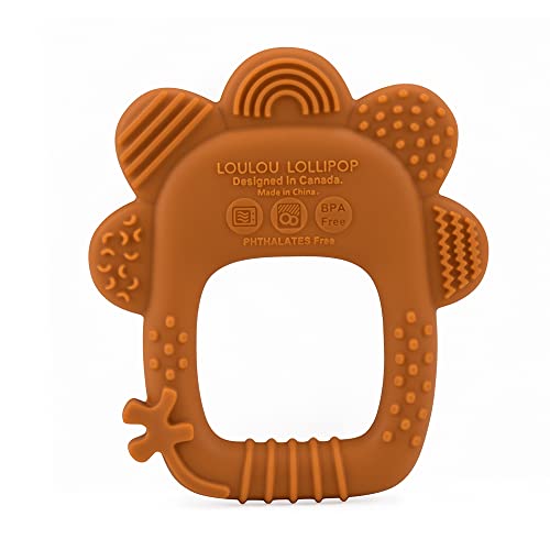 Image of Loulou Lollipop Wild Silicone Baby Teether - Lion