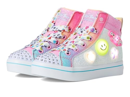 Skechers Girl's TWI-Lites 2.0-Bit of Happiness 314383l (Little Kid) Sneaker