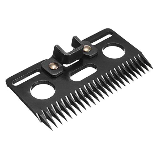 TAKEKIT Horse Clippers Replacement Blades, Detachable Universal Blades for Professional Horse Grooming Clippers, Top and Bottom, Stainless Steel, 35-Teeth - Thumbnail 4