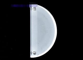 1PC Semi-Circular Glass Brick, Magnetic Optical Demonstration Experiment Box Accessories, plexiglass Brick, Light Refraction and condensing Light