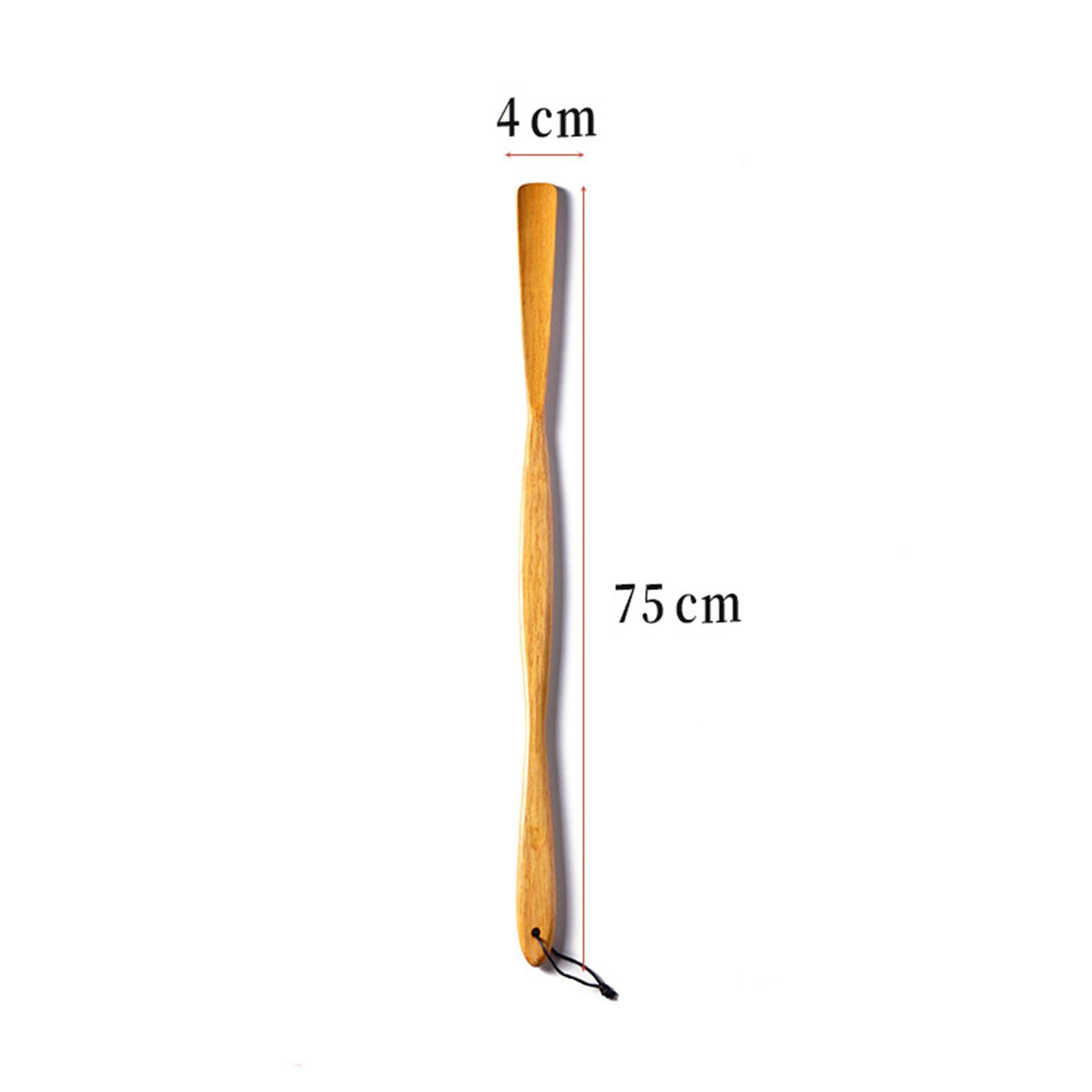 Calzador de Madera, Calzador de Viaje, Accesorios para Calzado, Calzador de Mango Largo para Botas de Trabajo Y Botas de Senderismo.