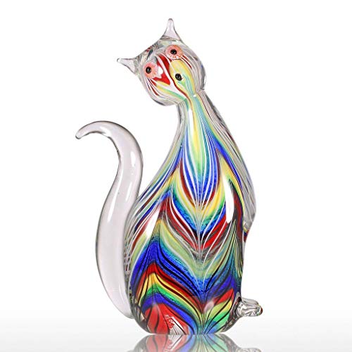 Walnuta Colorful Gift Glass Mini Animal Figurine Paperweight Figurine Handblown Home Decor Home Decoration Accessories #TOP13