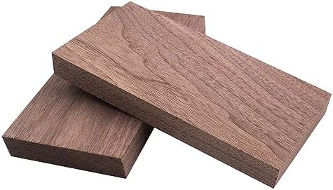 2 PCS Walnut Lumber 7/8'' x 4'' x 8'' Unfinished Walnut Wood Sheets Walnut Board for Crafts, Scroll Saw, Woodworking, School DIY Projects, Laser Cutting and Engraving, CNC Cutting, Painting, Fretwork