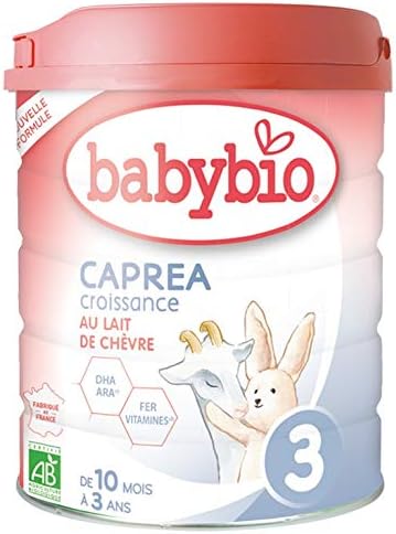 Babybio Lait Infantile Caprea 3eme Age 800g Au Lait De Chevre Des 10 Mois Bio Fabrique En France Sans Huile De Palme Amazon Fr Epicerie