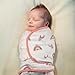 GLLQUEN BABY 3-Pack Baby Swaddle Sleep Sacks for Newborn - Baby Swaddles 3-6 Months, Infant Swaddling Sack, Rainbow & Sun, Newborn Swaddle Blanket Wrap(Medium/Large)