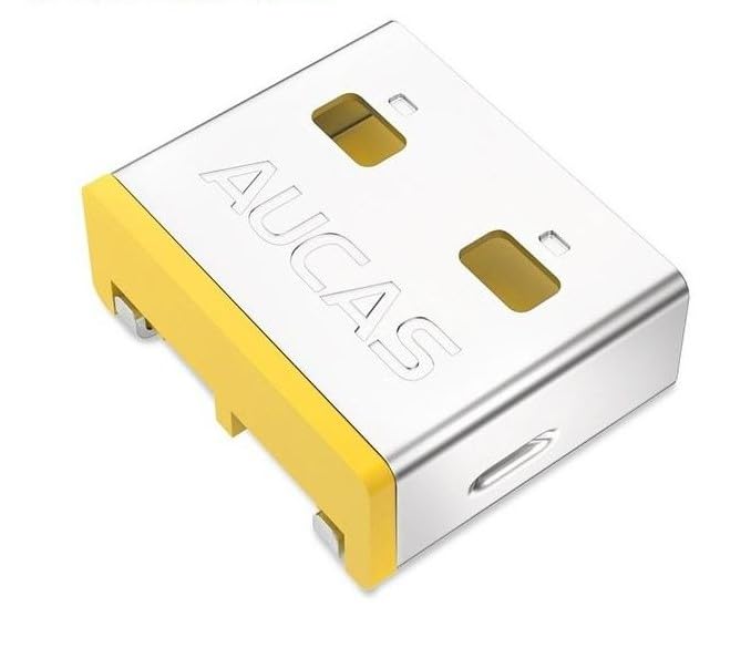 AUCAS USB Port Blocker - Pack of 10 with 1 Key, Yellow-picture-18