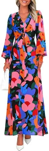 PRETTYGARDEN Women's 2026 Spring Wedding Guest Dresses Floral Lon...