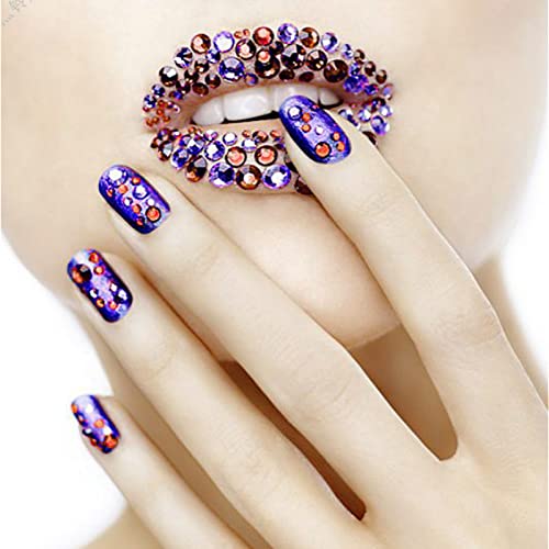 1728Pcs Nail Art Rhinestone Coffee Glitter Diamend Gems 3D Tips Diy Decoration Fashion Flatback Crystal Gems Crystal Nail Rhinestones For Acrylic Nails, Diy Projects #TOP5