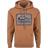 DRAKE Men's Graphic Cotton/Polyester Soft Breathable Midweight Work Hoodie w/Adjustable Drawstring and Kangaroo Pocket
