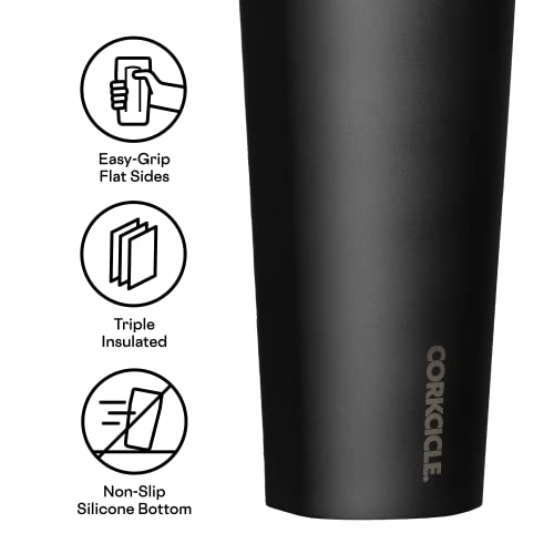 Corkcicle Tumbler With Straw And Lid, Reusable Water Bottle, Triple Insulated Stainless Steel Travel Mug, Bpa Free, Keeps Beverages Cold For 12 Hours And Hot For 5 Hours, Ceramic Slate, 24 Oz #TOP3