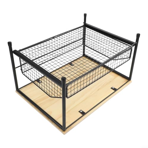 Chariot de support pour micro-ondes mobile à panier suspendu gain de place - 6