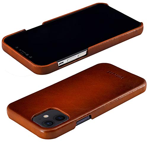 Étui en cuir véritable iPhone 12 Mini Suncase idéal pour vos déplacements
