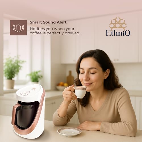 Cafetière turque EthniQ blanche au design élégant et épuré - 7