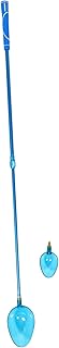 Toyvian Cucharilla Lanzadora de con Caña Telescópica Mini Azul Herramienta para Pesca de Fácil de Transportar y Precisa para Principiantes