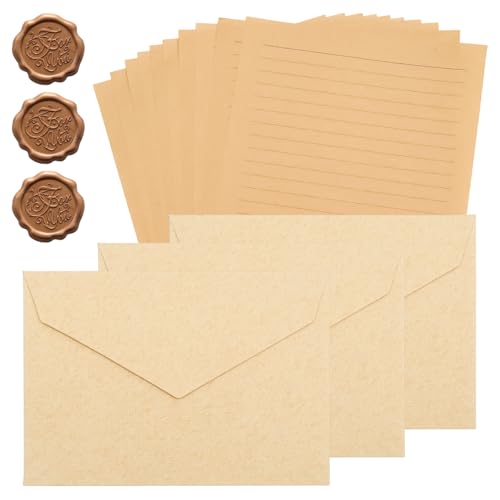 Papier à lettre en lin beige texturé pour invitations de mariage élégantes