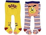 Avec ces collants, Baby Born est habillé bien chaudement pour l’hiver.