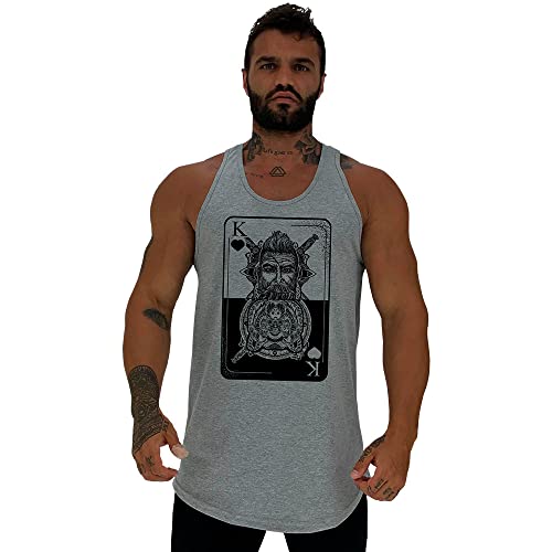 Kit 10 Regatas Longline Masculina MXD Conceito Academia Musculação Treino Gym Cavada Tank (G, Opção