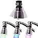 Swivel 3-Color Temperature Sensitive Gradient LED Water Faucet Light Water Stream Color Changing Faucet Tap Sink Faucet For Kitchen and Bathroom