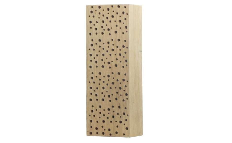 Nistblock Hartholz Insekten Nisthilfe (naturbelassen, 40 cm)
