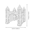EXCEART 1 Set Colorizing 3D Castle Paper Fairy Tale Castle Paintable Cardboard Castle Kids Art Craft Supplies for Indoor Outdoor Fun #2